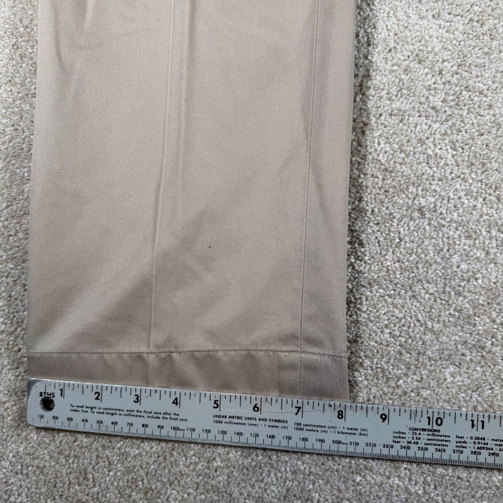 Brooks Brothers Chino Pants Mens 34x32 (FITS 33 X 32) Clark Fit Advantage Cotton - Picture 8 of 8